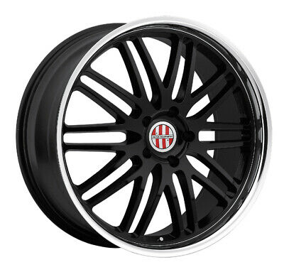 19x11 Victor Lemans Black Wheel/Rim 5x130 5-130 19-11 Porsche ET36