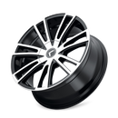 18x8 Kraze Spectra Gloss Black Machined 5x110 ET40 CB72.62 Wheel Rim