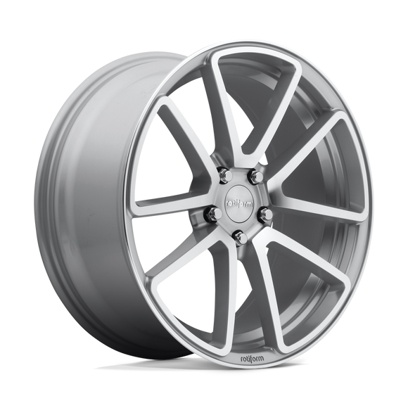 18x8.5 Rotiform SPF Silver & Machined Wheel/Rim 5x114.3 5-114.3 18-8.5