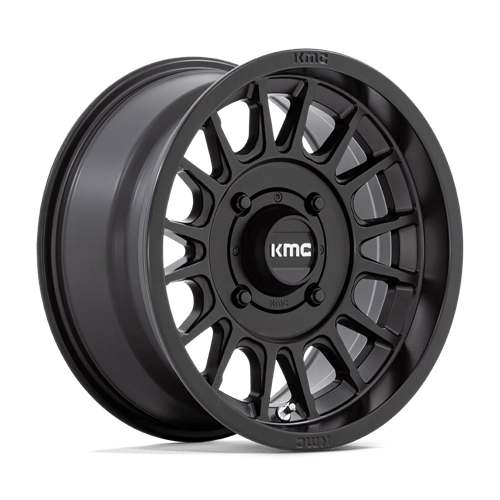 15X7 KMC Powersports KS138 Impact UTV Satin Black 4X156 ET10 Wheel Rim