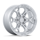 20x9 Fuel Off-Road FC896 Heathen Gloss Silver Machined Face 6x139.7 ET1 Wheel
