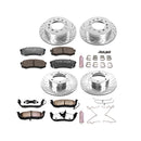 PowerStop Z36 Carbon-Fiber Ceramic Brake Pad with Drilled and Slotted Rotor Kit