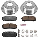 PowerStop Z36 Carbon-Fiber Ceramic Brake Pad with Drilled and Slotted Rotor Kit