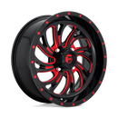 18X7 Fuel UTV D642 KOMPRESSOR Gloss Black-RTTC 4X137 ET13 wheel/rim