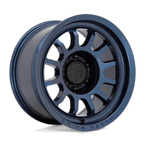 17X8.5 Black Rhino Rapid Midnight Blue 6X139.7 6X5.5 ET0 Wheel Rim