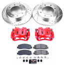 PowerStop Z23 Daily Driver Carbon-Fiber Ceramic Pads Drilled & Slotted Rotor & C