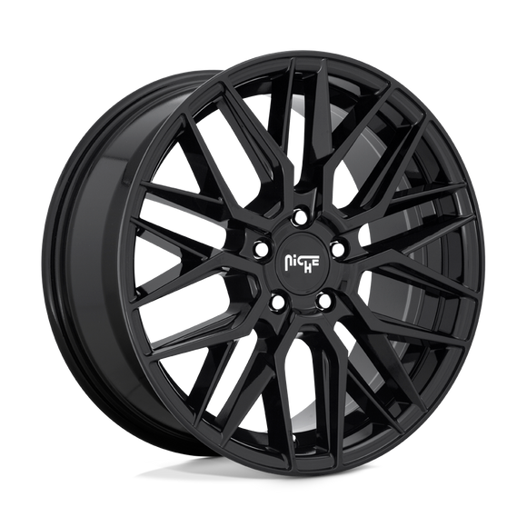 18X8 Niche M224 GAMMA Gloss Black 5X112 ET42 wheel/rim