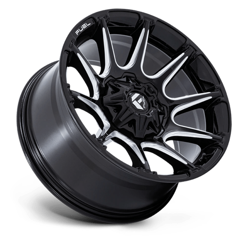 22x10 Fuel Off-Road FC880 SUPER C Gloss Black Milled Wheel 8x180 ET10 CB124.2