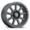 17x9 Vision 350 Ojos Satin Black 5x127 5x5 ET12 Wheel Rim