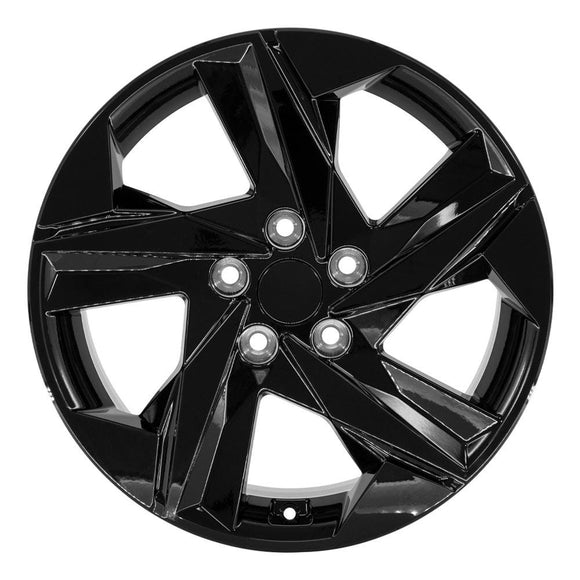 17" Replica HY12 fits Hyundai 17 in. x 7 in. Gloss Black