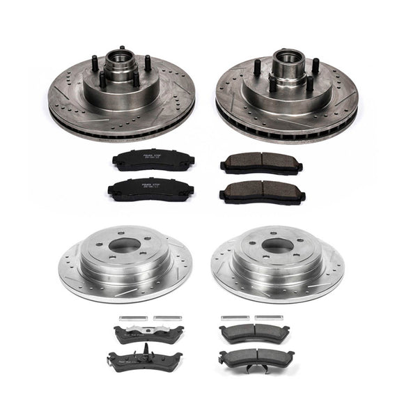 PowerStop Z23 Daily Driver Carbon-Fiber Ceramic Brake Pad and Drilled & Slotted