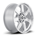 17x9 Mamba M14 Wheel/Rim 6x139.7 17x9 6-139.7 17-9 Silver ET-12-3