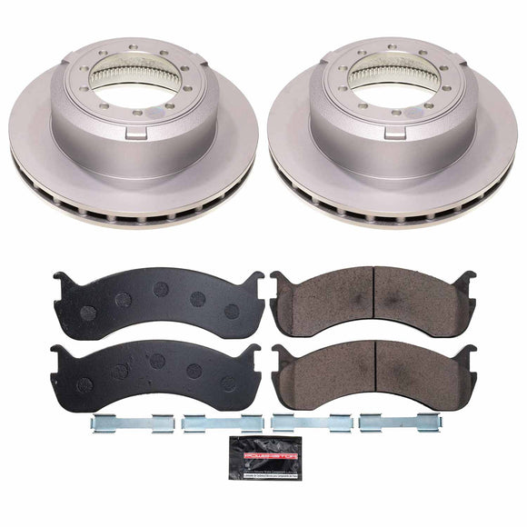 Z36 Truck & Tow Premium Carbon-Fiber Ceramic Brake Pad and Fully Coated Rotor Ki