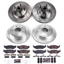 PowerStop Z23 Daily Driver Carbon-Fiber Ceramic Brake Pad and Drilled & Slotted