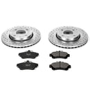 PowerStop Z23 Daily Driver Carbon-Fiber Ceramic Brake Pad and Drilled & Slotted