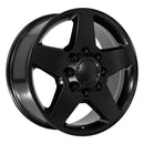 20" Replica Wheel CV91B 8 Lug Fits Chevrolet Rim 20x8.5 Black Wheel