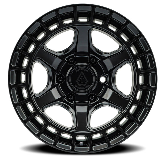 17x9 Arena Wheel Torque Satin Black Wheel 6x135 ET-12 CB87.12