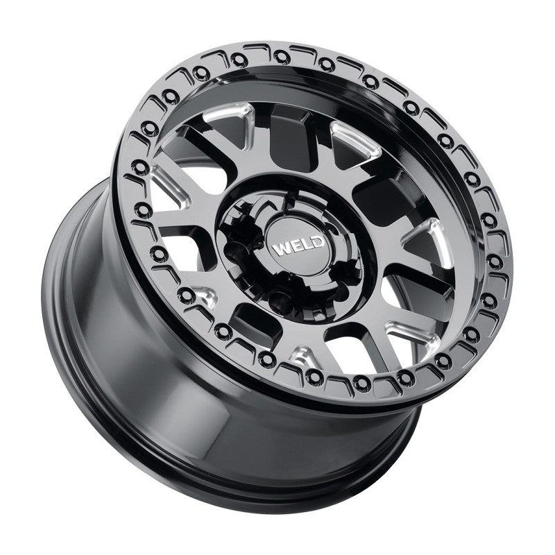 17x9 WELD Off-Road Cinch Beadlock Black 6x135 6x139.7 6x5.5 ET-12 Wheel - 0