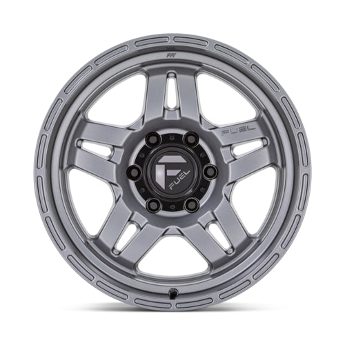 17X9 Fuel 1PC D801 Oxide Matte Gunmetal 5X127 5X5 ET-38 Wheel Rim - 0