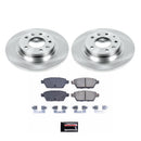 PowerStop OE Stock Replacement Low-Dust Ceramic Brake Pad and Rotor Kit