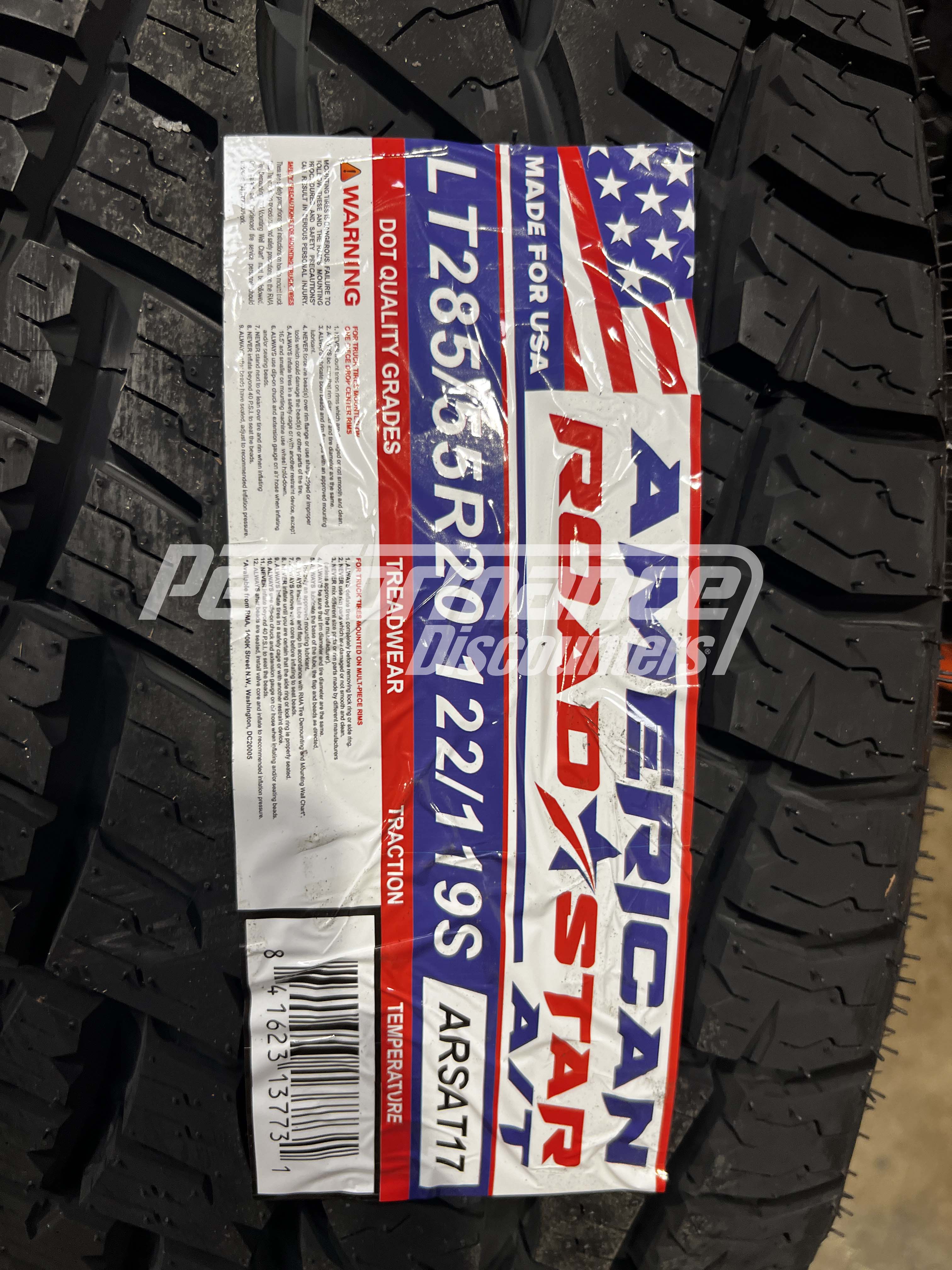 American Roadstar A/T Tire(s) 285/55R20 122S LRE BSW 285 55 20 2855520