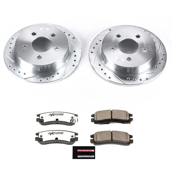 PowerStop Z26 Street Performance Ceramic Brake Pad and Drilled & Slotted Rotor K