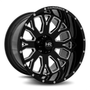20x12 Hardrock Slammer XPosed Gloss Black Milled 8x165.1 ET-44 wheel/rim