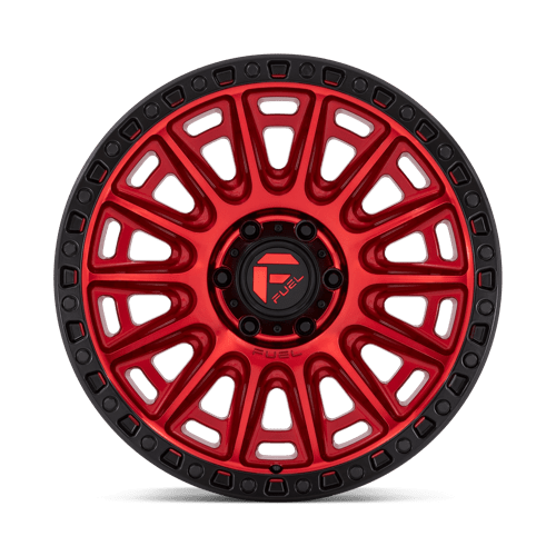 20x9 Fuel Off-Road D834 Cycle Candy Red with Black Ring 6x135 ET1 CB87.1 Wheel