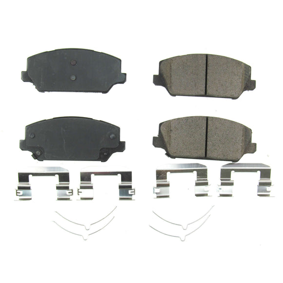 PowerStop Z17 Evolution Ceramic Brake Pads With Hardware