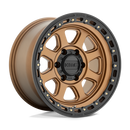 20X9 KMC KM548 CHASE Matte Bronze With Black Lip 5X127 ET0 wheel/rim-1