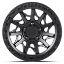 20x9 Lock Off-Road Lunatic Matte Black Ring 6x139.7 6x5.5 ET0 Wheel Rim-2