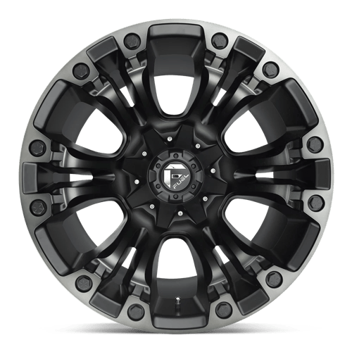 18x9 Fuel Off-Road D851 Vapor Black 8x170 ET-12 CB125.1 Wheel Rim