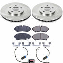 PowerStop OE Stock Replacement Low-Dust Ceramic Brake Pad and Rotor Kit