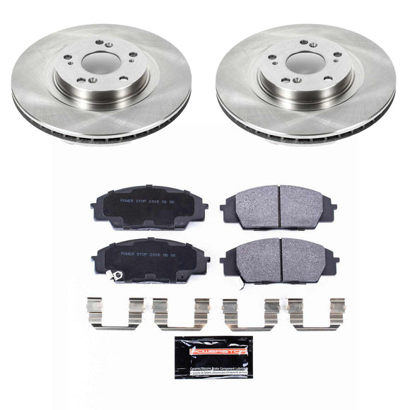PowerStop Track Day Spec High-Performance Brake Pad and Rotor Kit