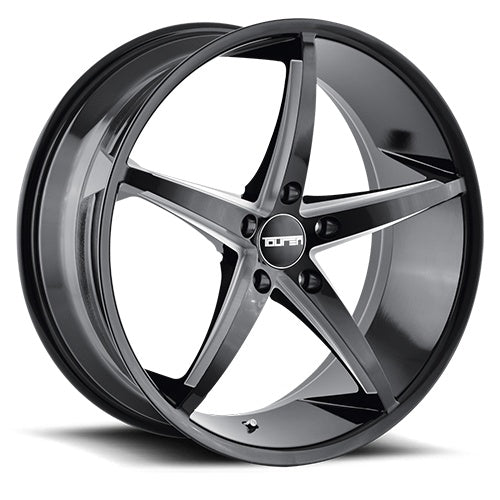 17x7.5 Touren TR70 Black-Milled Wheel/Rim 5x120 3270-7712B