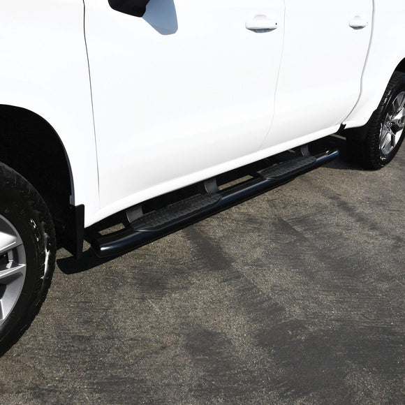 Westin PRO TRAXX 5 Oval Nerf Step Bars Powder Coated Black Steel 21-54125