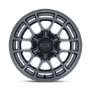 17x8.5 KMC KM732 Archer Gloss Anthracite 6x139.7 ET25 CB106.1 Wheel Rim