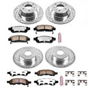 PowerStop Z36 Carbon-Fiber Ceramic Brake Pad with Drilled and Slotted Rotor Kit