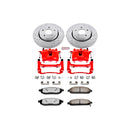 PowerStop Z36 Truck and SUV Ceramic Brake Pad, Drilled & Slotted Rotor, and Cali
