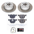 PowerStop Semi-Coated Rotor and Low-Dust Ceramic Brake Pad Kit