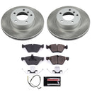 PowerStop Semi-Coated Rotor and Low-Dust Ceramic Brake Pad Kit