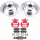 PowerStop Z23 Daily Driver Carbon-Fiber Ceramic Pads Drilled & Slotted Rotor & C
