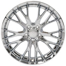 19" Replica Wheel CV22 Fits Chevrolet Corvette - C7 Z06 Rim 19x8.5 Chrome Wheel