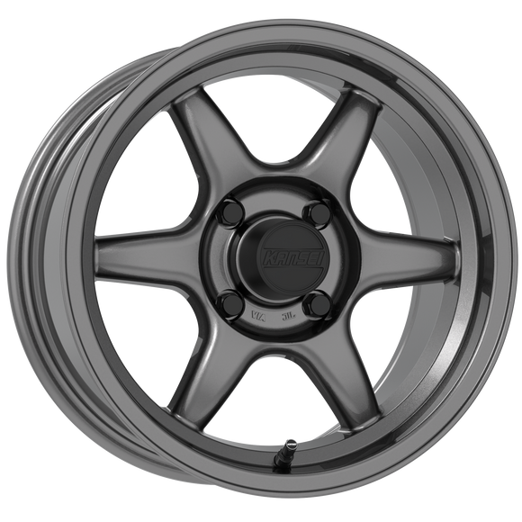 15x8 Kansei K11G Tandem Gloss Gunmetal 4x100 ET25 CB73.1 Wheel