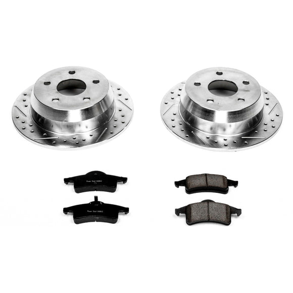 PowerStop Z23 Daily Driver Carbon-Fiber Ceramic Brake Pad and Drilled & Slotted