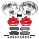 PowerStop Z23 Daily Driver Carbon-Fiber Ceramic Pads Drilled & Slotted Rotor & C