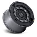 17x8 Black Rhino BR027 Arx Gun Black Matte Black Ring 6x130 ET32 Wheel