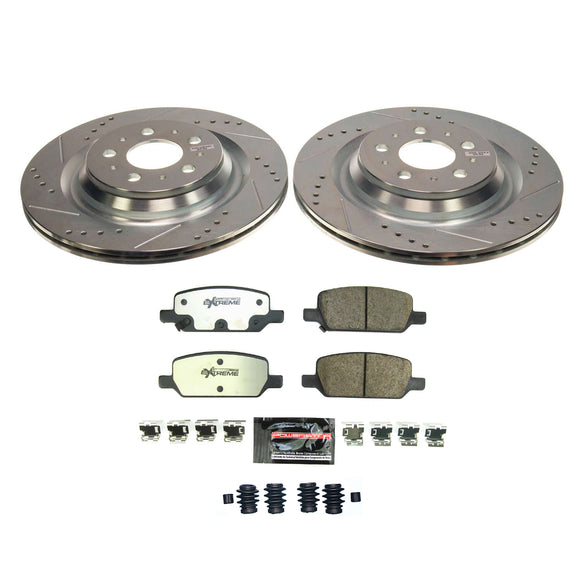 PowerStop Z26 Street Performance Ceramic Brake Pad and Drilled & Slotted Rotor K