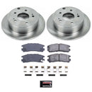 PowerStop OE Stock Replacement Low-Dust Ceramic Brake Pad and Rotor Kit