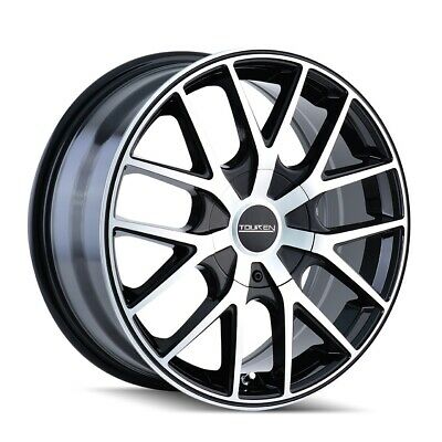 18x8 Touren TR60 Black-Machined Wheel/Rim 5x112 3260-8809B